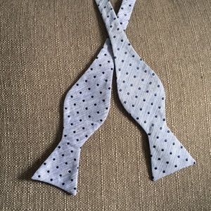 Blue with blue dots bow tie!